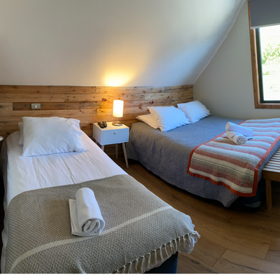Albergo Hotel "Bed & Breakfast", habitaciones single, doble, triple y cuadruple