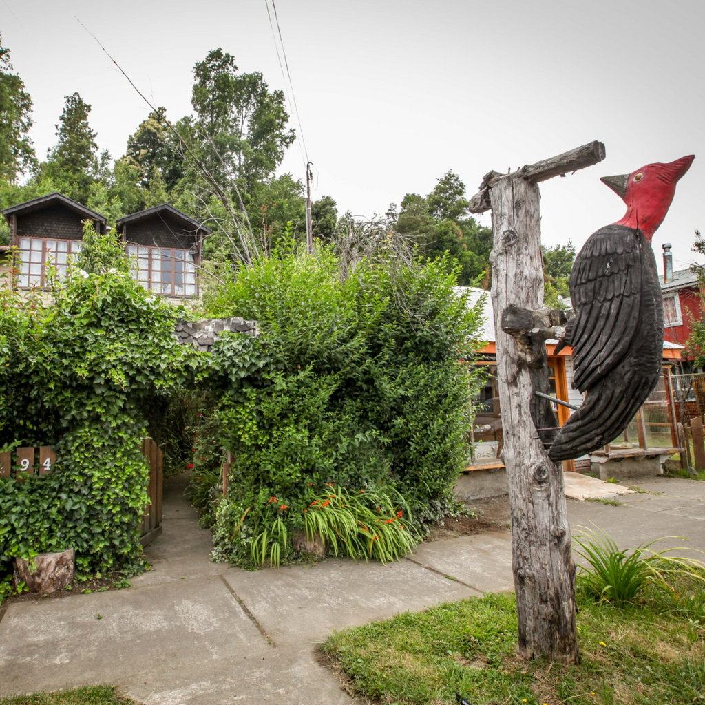 Habitación doble Hostal la Casa del Carpintero - Coñaripe