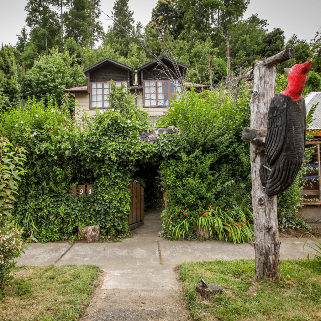 Habitación doble Hostal la Casa del Carpintero - Coñaripe