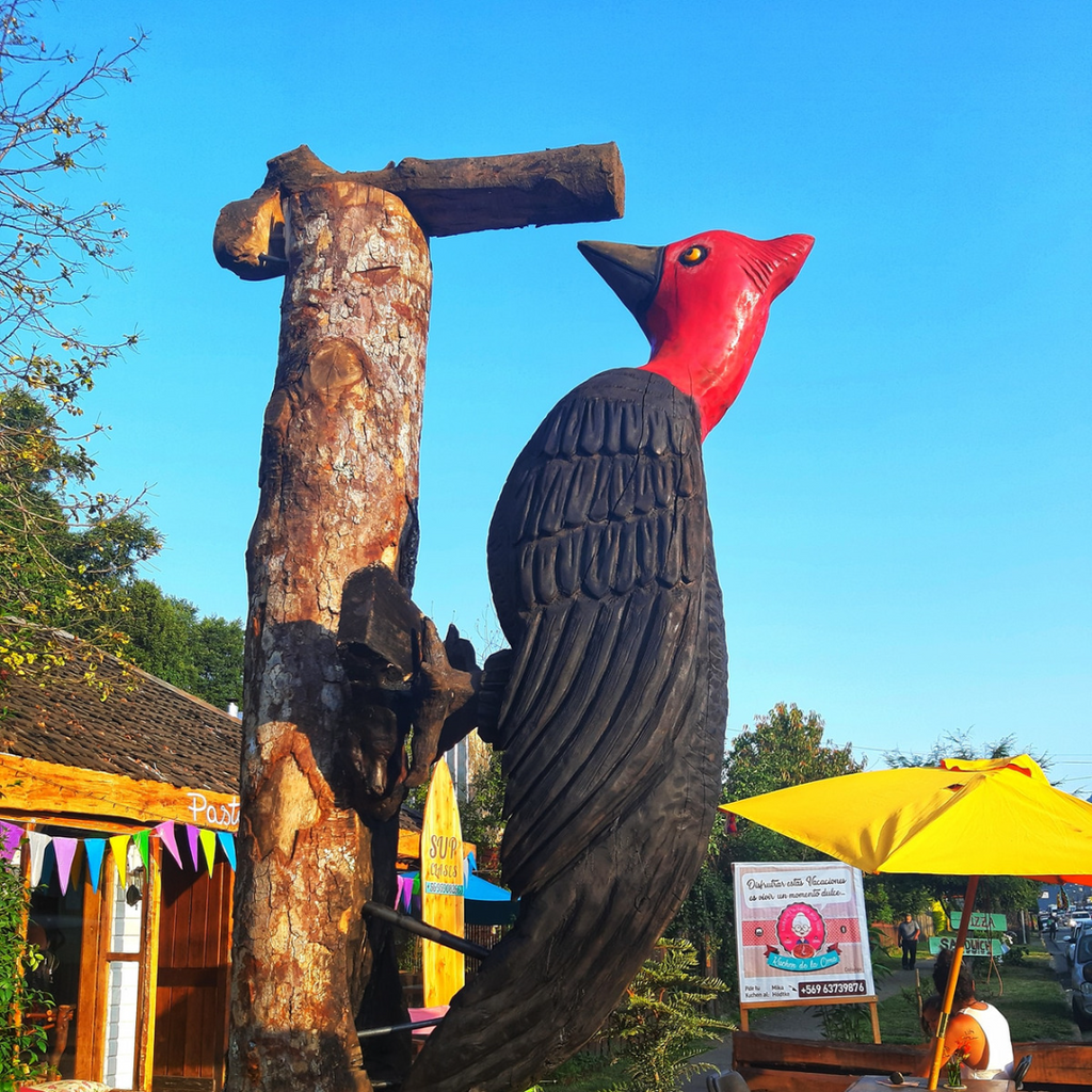 Habitación doble Hostal la Casa del Carpintero - Coñaripe