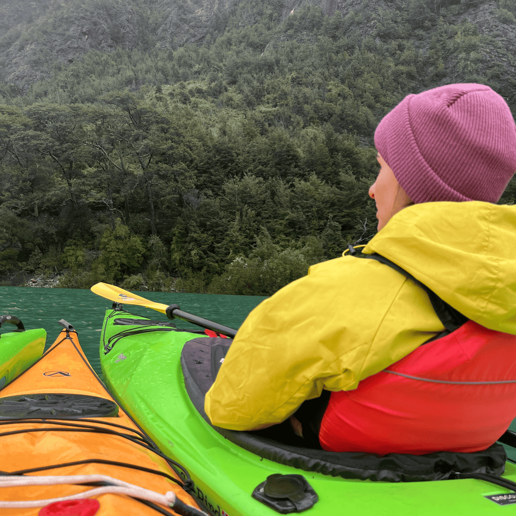 Travesía de kayak en lago Tagua Tagua