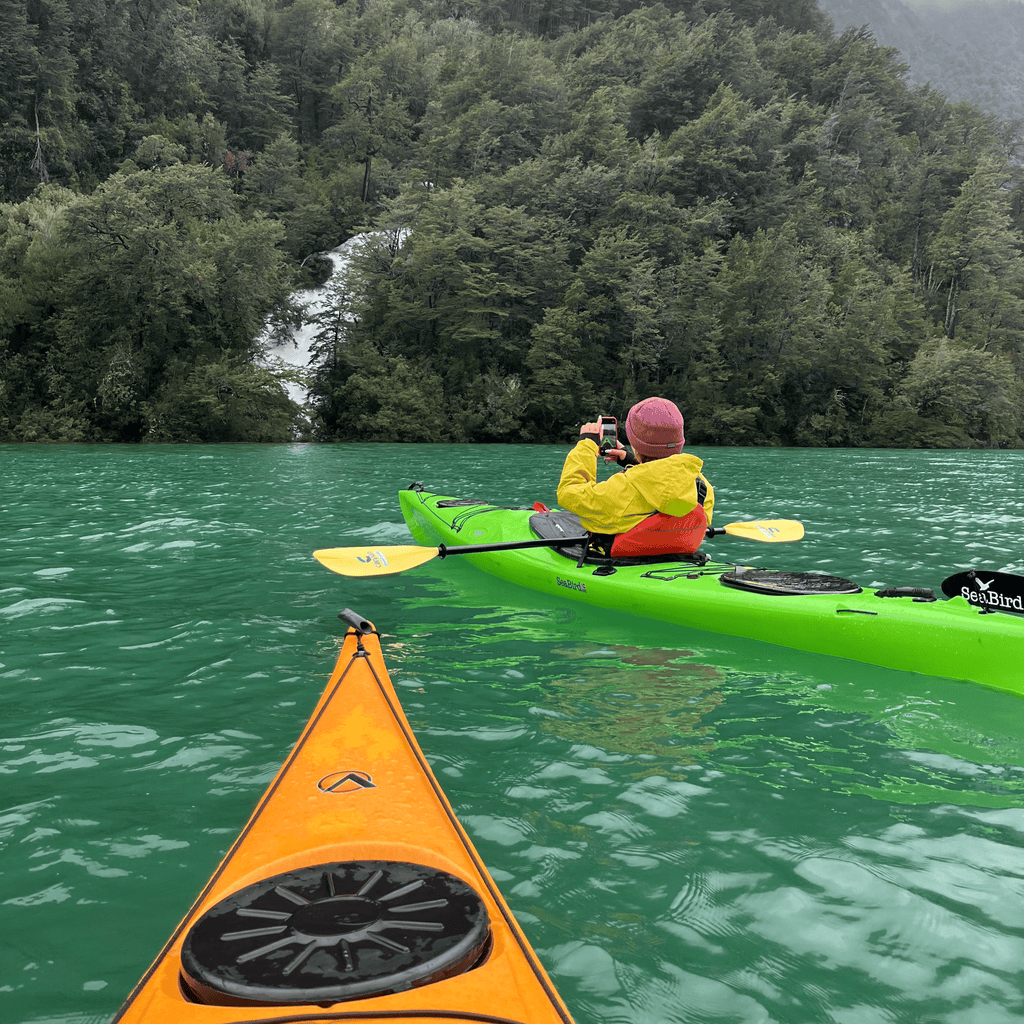 Travesía de kayak en lago Tagua Tagua