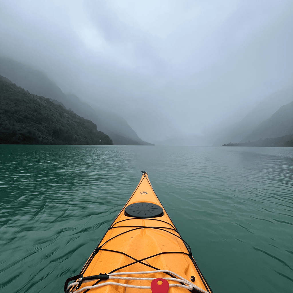 Travesía de kayak en lago Tagua Tagua