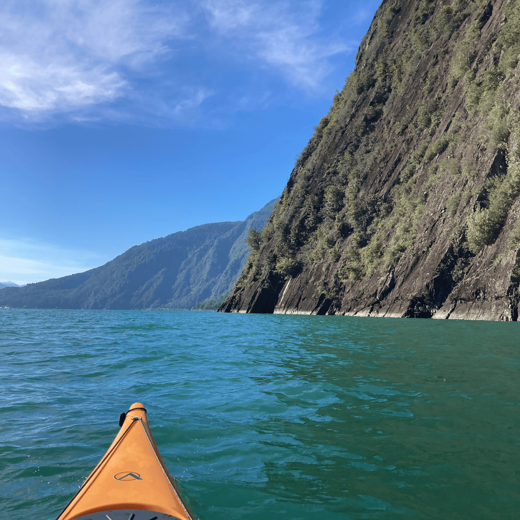 Travesía de kayak en lago Tagua Tagua