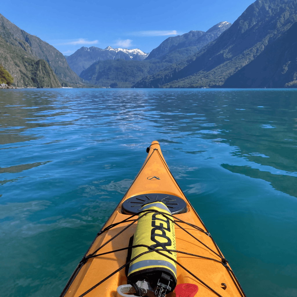Travesía de kayak en lago Tagua Tagua