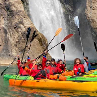 Travesía de kayak en lago Tagua Tagua