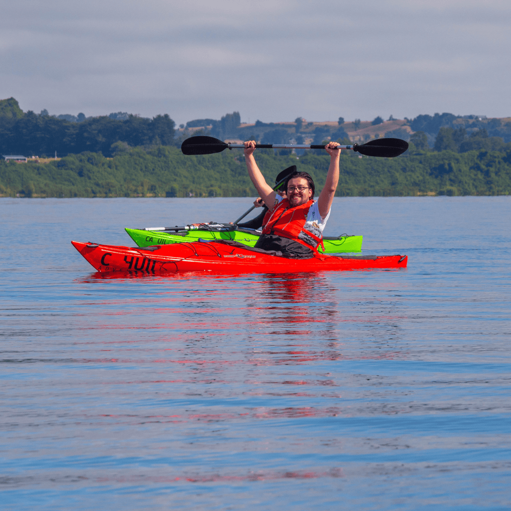 Kayak in the sunken forest of the Maullín River - Maullín Origin Route