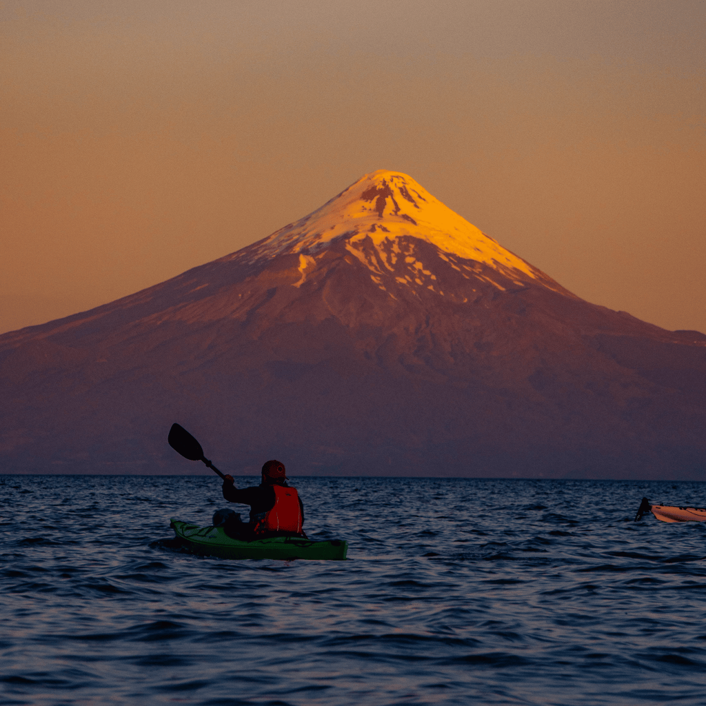 Kayak in the sunken forest of the Maullín River - Maullín Origin Route