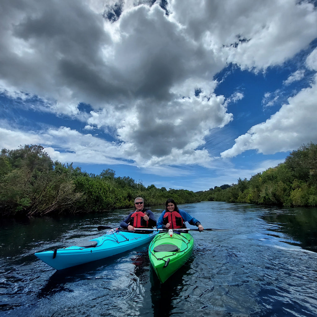 Kayak en bosque hundido del Río Maullín - Ruta origen del Maullín