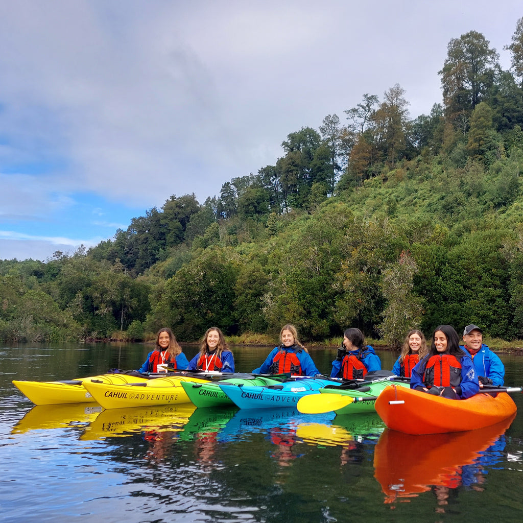 Kayak en bosque hundido del Río Maullín - Ruta origen del Maullín