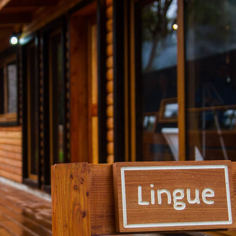 Cabin at Los Lingues Lodge, on the way to Pto Octay.