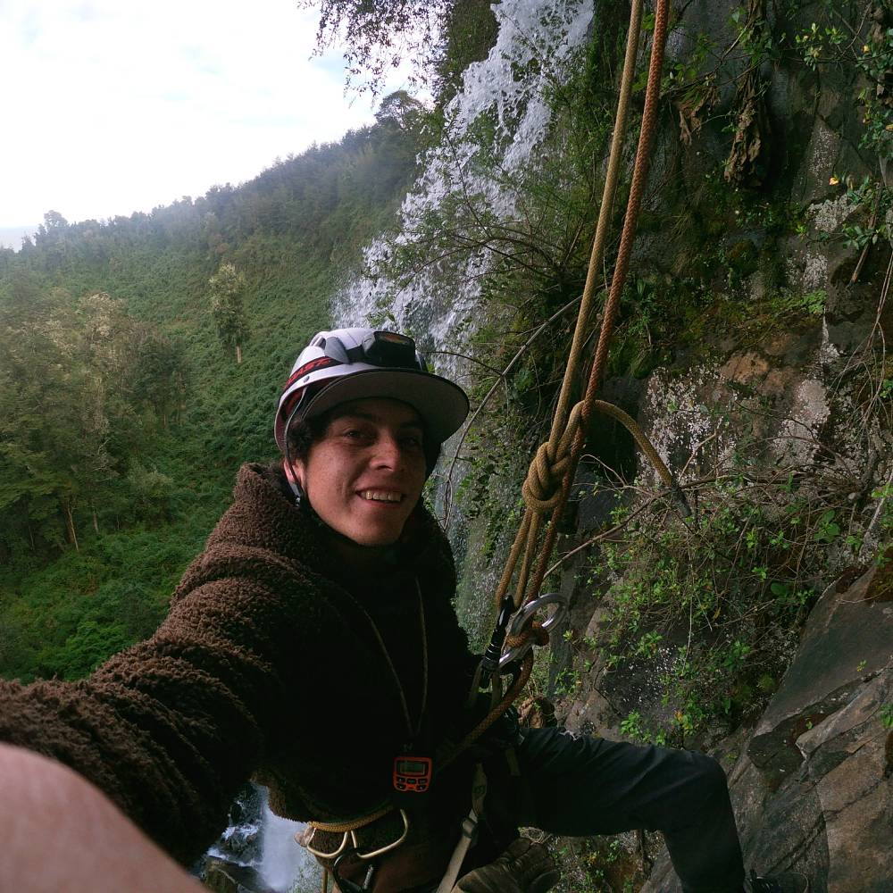 Rappel en Las Cascadas