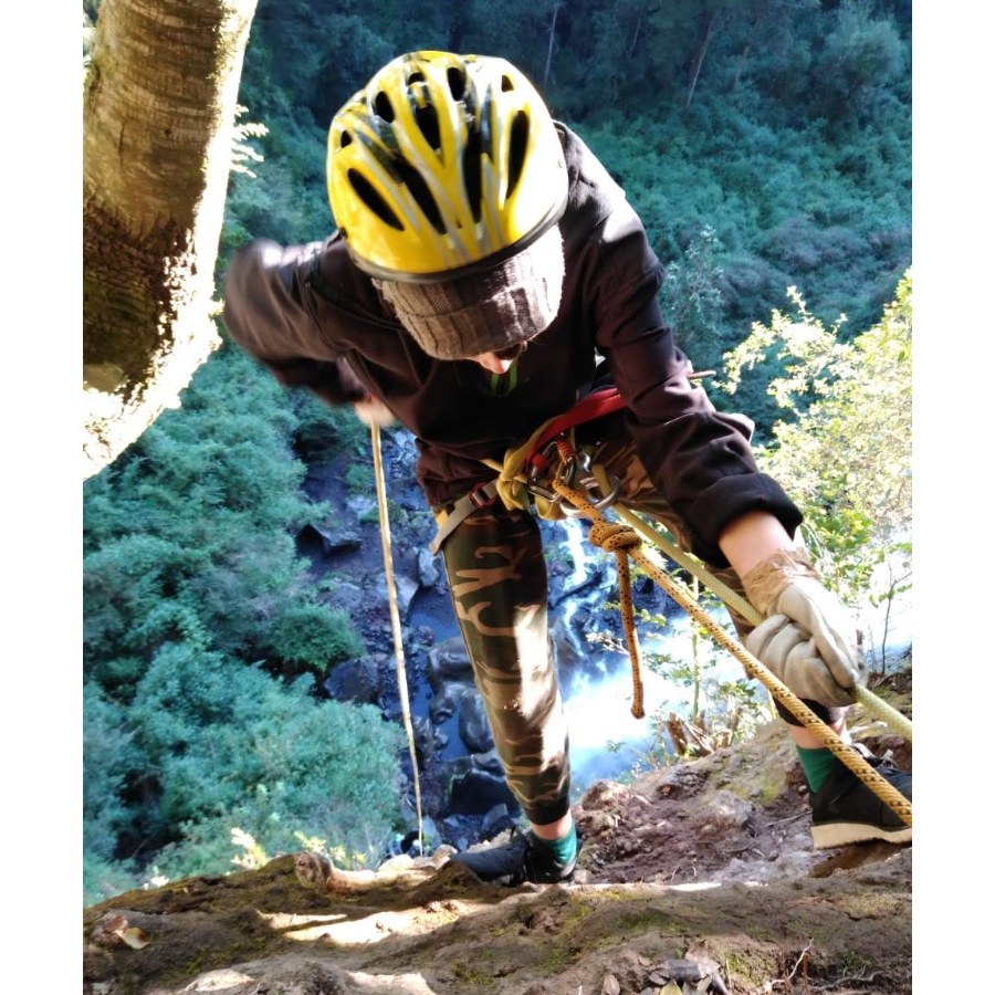 Rappel en Las Cascadas