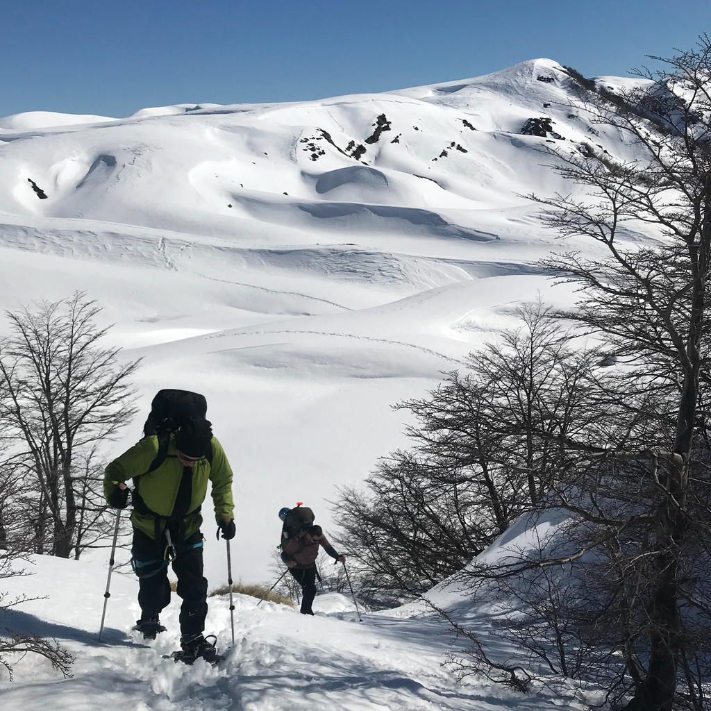 Ascensión a azufreras en Cordón Caulle - Invierno