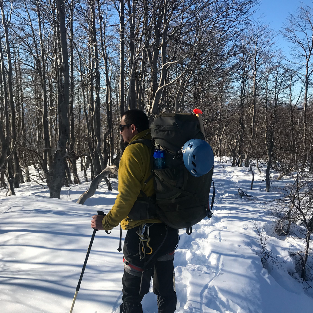Ascensión a azufreras en Cordón Caulle - Invierno