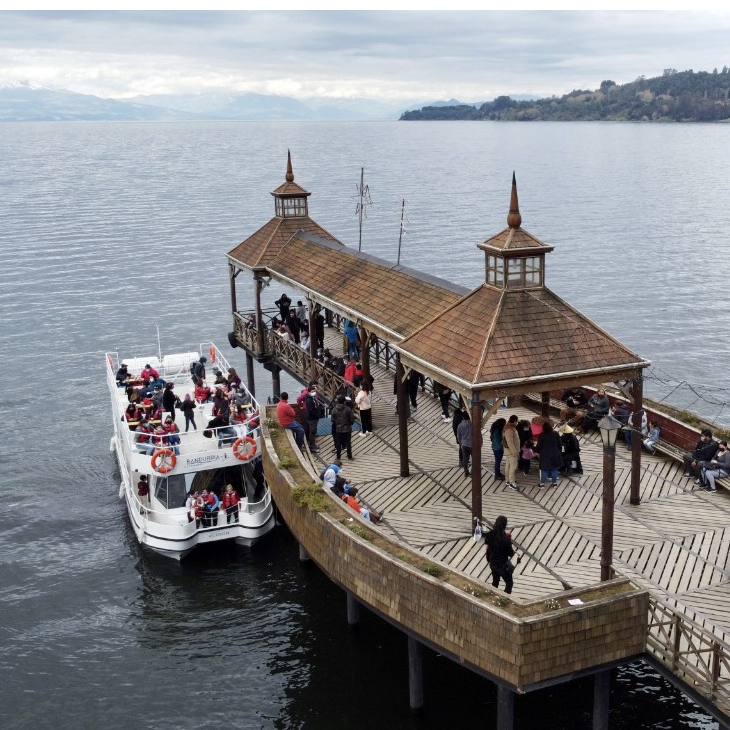 Paseo en catamarán por el lago Llanquihue