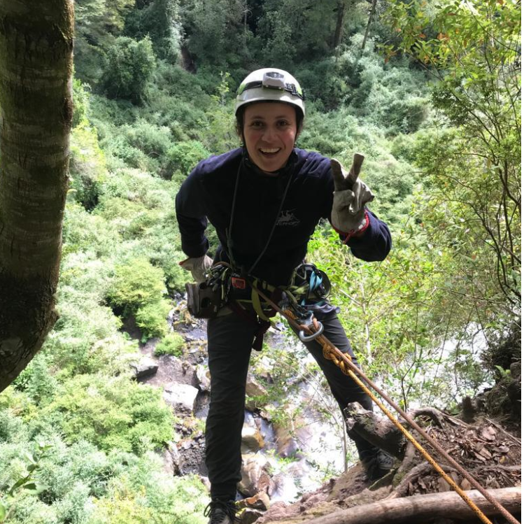 Rappel en Las Cascadas