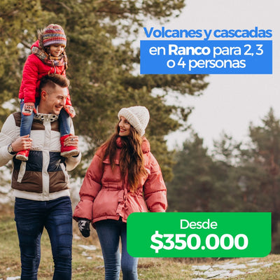 Volcanoes and waterfalls in Ranco - Weekend for 2 to 4 people