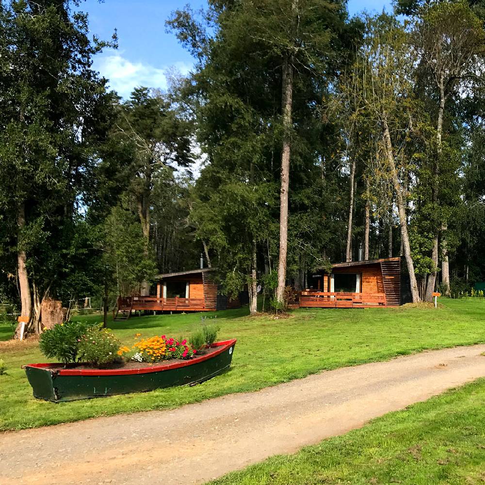 Cabin at Los Lingues Lodge, on the way to Pto Octay.